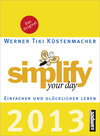 Buchcover Simplify your day 2013
