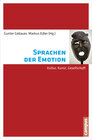 Buchcover Sprachen der Emotion