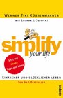 Buchcover simplify your life