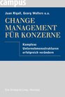 Buchcover Change Management für Konzerne