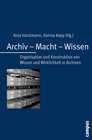 Buchcover Archiv - Macht - Wissen