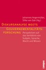 Buchcover Diskursanalyse meets Gouvernementalitätsforschung