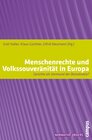 Buchcover Menschenrechte und Volkssouveränität in Europa