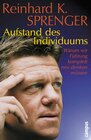 Buchcover Aufstand des Individuums