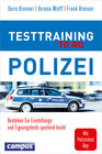 Buchcover Testtraining to go Polizei