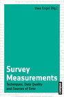 Buchcover Survey Measurements