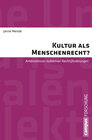 Buchcover Kultur als Menschenrecht?