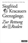 Buchcover Siegfried Kracauers Grenzgänge