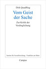 Buchcover Vom Geist der Sache
