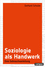 Buchcover Soziologie als Handwerk