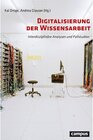 Buchcover Digitalisierung der Wissensarbeit