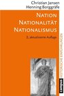 Buchcover Nation - Nationalität - Nationalismus / Historische Einführungen Bd.1