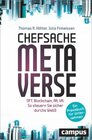 Buchcover Chefsache Metaverse: NFT, Blockchain, AR, VR: So steuern Sie sicher durchs Web3 – Ein Praxisbuch für Unternehmen / plus 