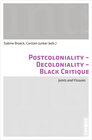 Buchcover Postcoloniality - Decoloniality - Black Critique