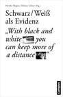 Buchcover Schwarz-Weiß als Evidenz