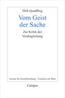 Buchcover Vom Geist der Sache
