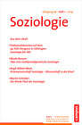 Buchcover Soziologie 1/2019