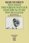 Buchcover Neue Folge der Vorlesungen zur Einführung in die Psychoanalyse