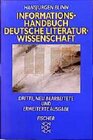 Buchcover Informationshandbuch Deutsche Literaturwissenschaft