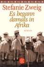 Buchcover Es begann damals in Afrika