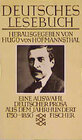 Buchcover Deutsches Lesebuch