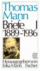 Buchcover Thomas Mann. Briefe / Briefe I 1889-1936