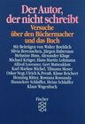 Buchcover Der Autor, der nicht schreibt