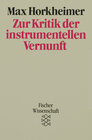 Buchcover Zur Kritik der instrumentellen Vernunft