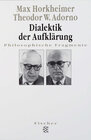 Buchcover Dialektik der Aufklärung