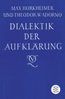Buchcover Dialektik der Aufklärung