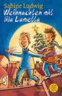 Buchcover Weihnachten mit lila Lametta