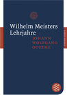 Buchcover Wilhelm Meisters Lehrjahre