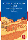 Buchcover Ausgewählte Novellen / Gedichte