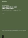 Buchcover Bibliographie der Photographie