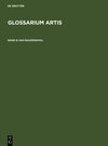 Buchcover Glossarium Artis / Das Baudenkmal