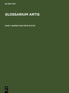 Buchcover Glossarium Artis / Burgen und Feste Plätze