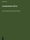 Buchcover Glossarium Artis / Paramente der christlichen Kirchen