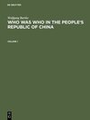Buchcover Who was Who in the People's Republic of China
