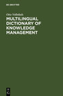 Buchcover Multilingual Dictionary of Knowledge Management