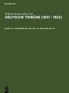 Buchcover Deutsche Tribüne (1831 – 1832) / 1. November 1831 (Nr. 122) - 21. März 1832 (Nr. 71)