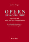 Buchcover Opern-Diskographie