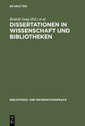 Buchcover Dissertationen in Wissenschaft und Bibliotheken