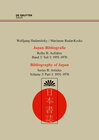 Buchcover Wolfgang Hadamitzky; Marianne Rudat-Kocks: Japan-Bibliografie. Aufsätze / 1938-1950