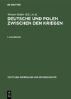 Buchcover Deutsche und Polen zwischen den Kriegen
