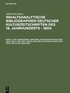 Buchcover Alfred Estermann: Inhaltsanalytische Bibliographien deutscher Kulturzeitschriften... / Das Jahrhundert (1856-1859); Deut