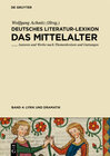 Buchcover Deutsches Literatur-Lexikon. Das Mittelalter / Lyrik (Minnesang - Sangspruch - Meistergesang) und Dramatik