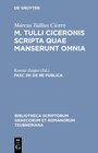 Buchcover Marcus Tullius Cicero: M. Tulli Ciceronis scripta quae manserunt omnia / De re publica