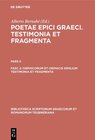 Buchcover Poetae epici Graeci. Testimonia et fragmenta. / Orphicorum et Orphicis similium testimonia et fragmenta