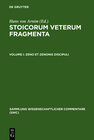 Buchcover Stoicorum veterum fragmenta / Zeno et Zenonis discipuli