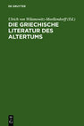 Buchcover Die griechische Literatur des Altertums